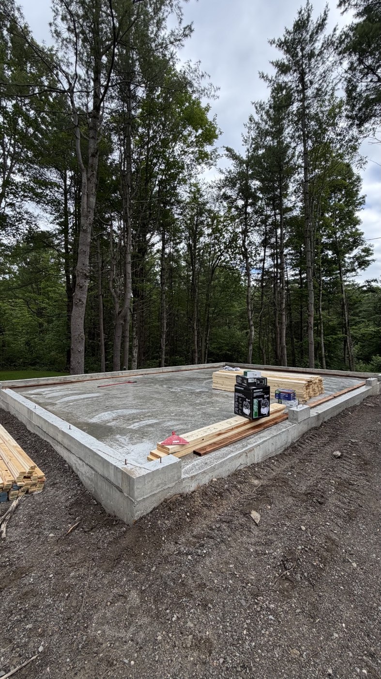 Full two-car garage — Foundation